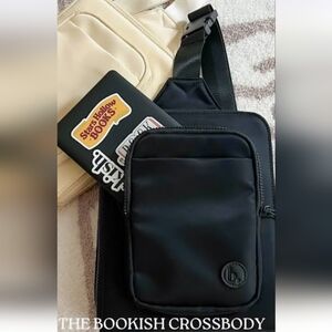 New The Bookish Goods Black Crossbody Bag